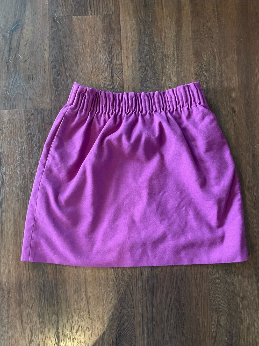 J Crew Women's Elastic Waist Purple Skirt